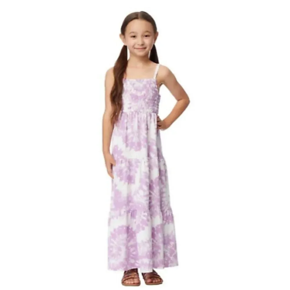 32 DEGREES Cool Youth Girl's Smocked Maxi Dress